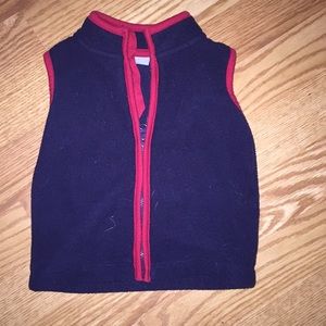 Navy blue vest